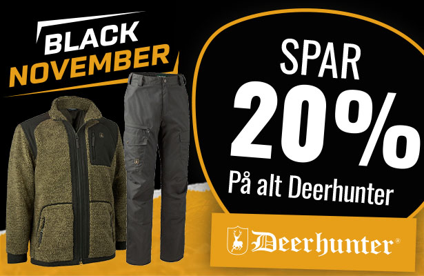Black Friday tilbud på Deerhunter spar 20%