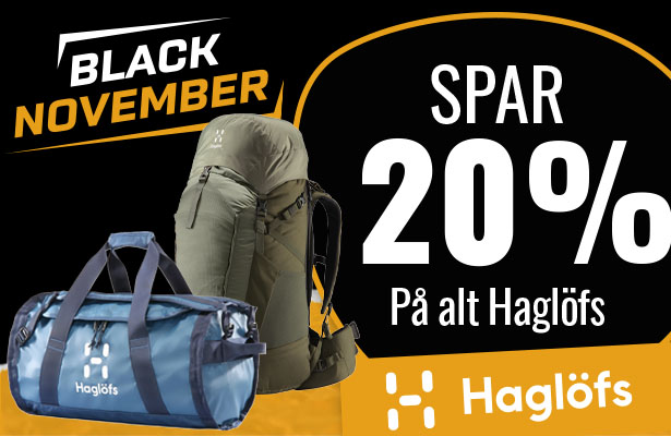 Black Friday tilbud på Haglöfs spar 20%