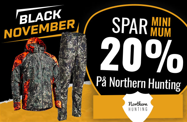 Black Friday tilbud på Northern Hunting spar minimum 20%